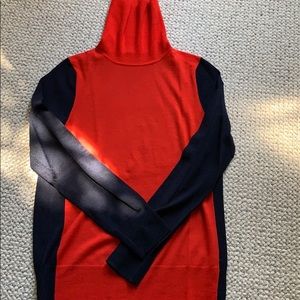 Merino wool turtleneck sweater